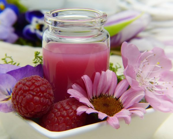 Jugos con frutas frescas